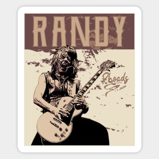 Randy Rhoads // Brown vintage Magnet